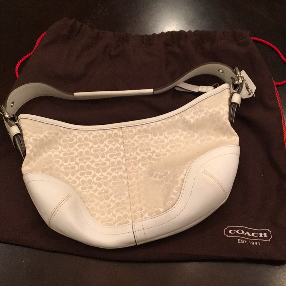 COACH Mini Signature Small Hobo Shoulder Bag 6351